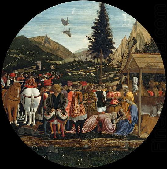 DOMENICO VENEZIANO The Adoration of the Magi oil painting picture